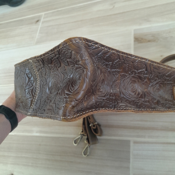 NWT italy Noble retro genuine leather purse handbag - Picture 6 of 7